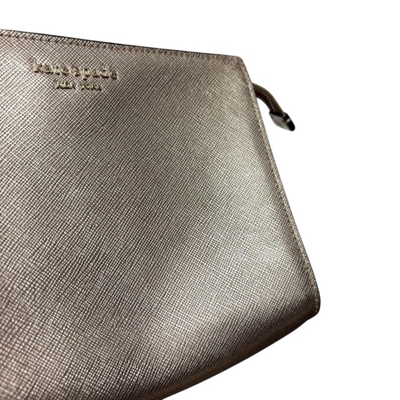 KATE SPADE Metallic Shimmering Pink Cosmetics Bag — SUPER CUTE!!! - Picture 4 of 7